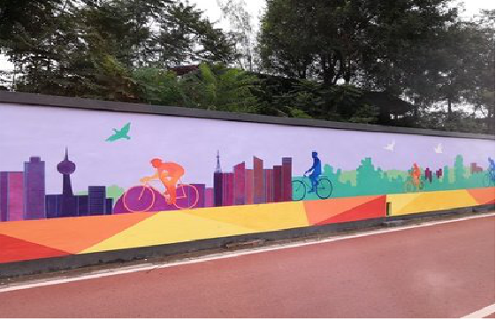  霍邱墙体彩绘-围墙